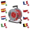 PVC Kabeltrommel – 4 Steckdosen, 25m, 1,5mm2 SCHUKO Produktbild-Vorschau