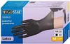 Hygostar® Diablo Latex Einweghandschuhe - schwarz - 100 Produktbild-Vorschau 2