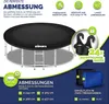 KIDUKU Trampolin Abdeckung Ø427 cm - Schwarz Regenplane Produktbild-Vorschau 5