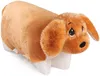 A plush dog pillow is shown against a white background. Náhľad obrázku produktu