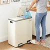 SONGMICS Mülleimer, Abfalleimer, mit 2 Fächern, 2 x 30 L, Produktbild-Vorschau 1