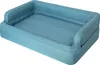 A blue dog bed with raised sides, shown from a slightly elevated angle. Náhľad obrázku produktu