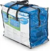 A blue and white storage bag for an Intex pool cover. Voir les images du produit
