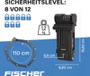 FISCHER PROTEC FN110 skládací zámek na kolo Délka: 1 100 mm Náhled obrázku produktu 9