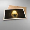 Gerahmtes Poster - Rahmen in heller Eiche - Meditation Produktbild-Vorschau 3