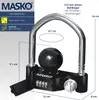 MASKO® Anhängerschloss Zahlenschloss mit 4 Stellig Code für Produktbild-Vorschau 7