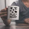 Ich sehe dumme Menschen Kaffeebecher Augen Design Produktbild-Vorschau 2