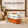SNOEKIE Katzen Transportbox mit 2 Öffnungen, 49,5 × 32 × Produktbild-Vorschau 7