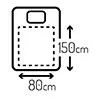 Mesko Home MS 7419, 800 mm, 1500 mm, 900 g, Poliester, Podgląd zdjęcia produktu 15