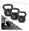Manubrio kettlebell da 8 kg, riempito con sabbia, ideale Anteprima dell’immagine prodotto 7