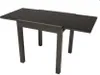 Balkon-Ausziehtisch Gartentisch Tisch Glaspatte Gestell Produktbild-Vorschau 3