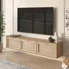 Skye Decor, Hochwertiger TV-Ständer aus Eiche, 180 cm, 100% Produktbild-Vorschau 2