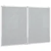 vidaXL Magnetická skládací tabule 100x80x1,7 cm hliníková Náhled obrázku produktu 4