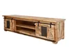 MASSIVMOEBEL24 | Meuble TV 180x55 Manguier laqué Bois Voir les images du produit 1