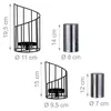 Relaxdays Windlicht 2er Set, Glaszylinder mit Produktbild-Vorschau 4