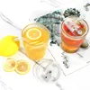Fine Life Pro Gläser-Set Gerippte Glasbecher mit Deckel und Produktbild-Vorschau 8