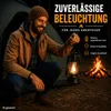 Sturmlaterne 2er Set Öllampe Petroleumlampe Camping Laterne Produktbild-Vorschau 5