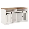 Flieks Kommode Sideboard mit Schiebetüren, Tierschrank Produktbild-Vorschau 10