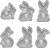 6 Stück Ostern Kaninchen Silikonformen Gießformen, Produktbild-Vorschau 5