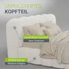 Juskys Polsterbett Catania - Bubble Design - 140 x 200 cm - Produktbild-Vorschau 5