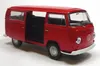 VW Bus Bulli T2 rot Modellauto Spritzguss ca. 11-12 cm Produktbild-Vorschau 1