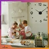 OMNA | Nástenné hodiny 3D DIY L100 - čierne - moderný Náhľad obrázku produktu 15