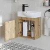 Roomart PUNTO Badmöbel-Set 2-teilig 46.5 cm breit,  Eiche Produktbild-Vorschau 2