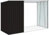 vidaXL Garten Brennholzlager Braun 245x98x159 cm Verzinkter Produktbild-Vorschau 14