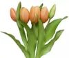 Tulpen künstlich 30cm Tulpenbündel mit 5Tulpen Real Touch Produktbild-Vorschau 2