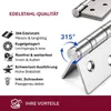 HOOZ® Skladacie závesy z nehrdzavejúcej ocele 304, 125 mm – Náhľad obrázku produktu 2