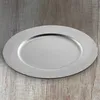 Dekoteller "Glitter", silber, ca. 33cmD Produktbild-Vorschau 4