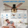 132cm Deckenventilator mit Beleuchtung und Fernbedienung, Produktbild-Vorschau 2