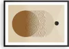 Gerahmtes Poster - Schwarzer Rahmen - Abstraktion Geometrie Produktbild-Vorschau 1