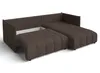 AX LIVING Ecksofa Braun mit Schlaffunktion und Bettkasten Produktbild-Vorschau 5