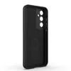 The back of a black phone case is shown against a white background. Produktbild-Vorschau