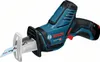 A Bosch reciprocating saw is shown against a white background. Voir les images du produit