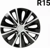 15" Zoll Radkappe Silber Schwarz Radzierblende Radblende Produktbild-Vorschau 2