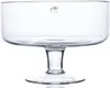 A clear, professional studio shot of a glass bowl on a stand against a white background. Podgląd zdjęcia produktu