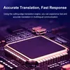 Close-up of a computer chip on a circuit board with text overlay. Podgląd zdjęcia produktu