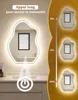 Miroir de salle de bain ZMH avec éclairage asymétrique à Voir les images du produit 3