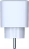 A white electrical plug adapter is shown against a white background. Voir les images du produit