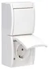 Busch-Jaeger 2601/6/20 EW-54, CEE 7/3, 2P+E, Weiß, IP44, Produktbild-Vorschau 3