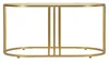 Table Basse Antalia - Structure Dorée Élancée Et Plateau Voir les images du produit 2