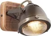 BRILLIANT Wandspot Carmen Wood braun IP20 GU10 5 Watt Produktbild-Vorschau 1