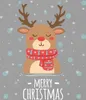 Merry Christmas Rentier Schnee - Weihnachten Produktbild-Vorschau 3