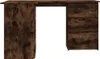 vidaXL Eckschreibtisch Räuchereiche 145x100x76 cm Produktbild-Vorschau 6