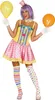 Clown Fasching Kostüm Karneval Buntes Outfit Fröhlicher Produktbild-Vorschau 1