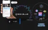 A GigaBlue UHD Trio 4K PRO receiver is shown alongside a smartphone displaying an app, with various feature icons surrounding them. Produktbild-Vorschau