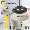 KADAX Doniczka Donica Osłonka Na Nóżkach Wkład Kwietnik Podgląd zdjęcia produktu 3