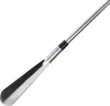 A silver and black shoehorn is shown against a white background. Produktbild-Vorschau